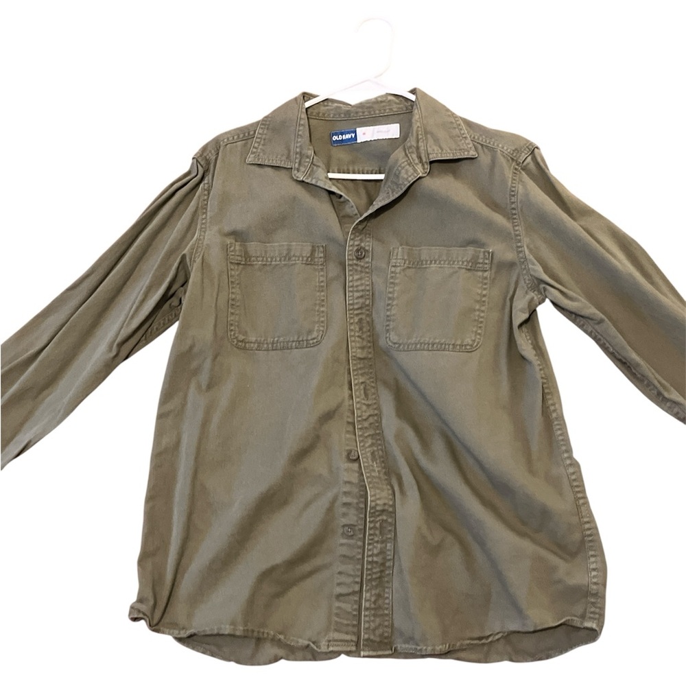 Old Navy Khaki Green Casual Shirt